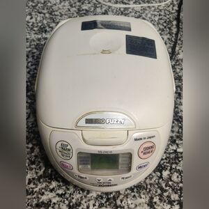 Zojirushi NS-ZAC10 Neuro Fuzzy 5.5 Cup Rice Cooker Warmer Tested Heats